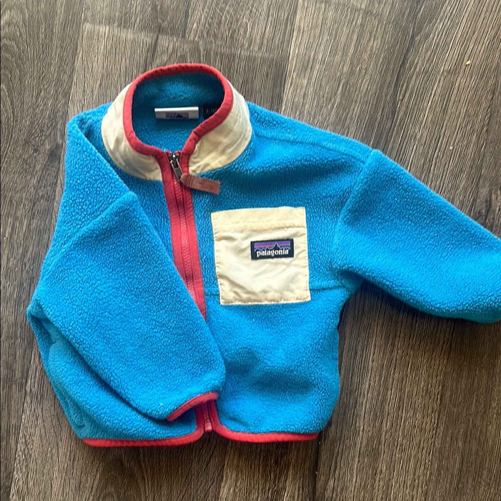 Patagonia Baby synchilla Blue Fleece Jacket
